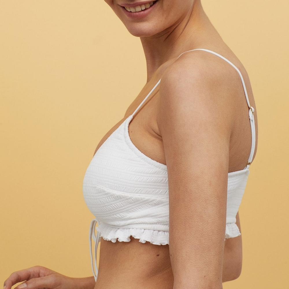 Lace-up Ruffle Bikini Set - Picture 4 of 8